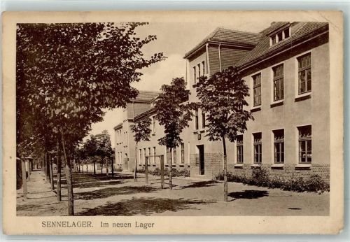Sennelager 1917 Im neuen Lager Kasernengebäude Feldpost