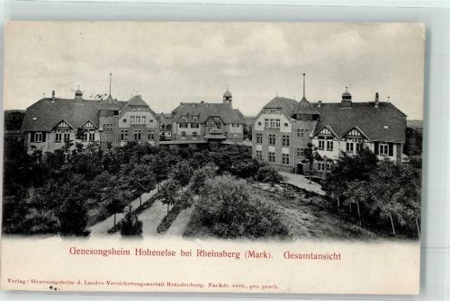 Hohenelse 1908 Genesungsheim Hohenelse der Landesversicherungsanstalt Brandenburg