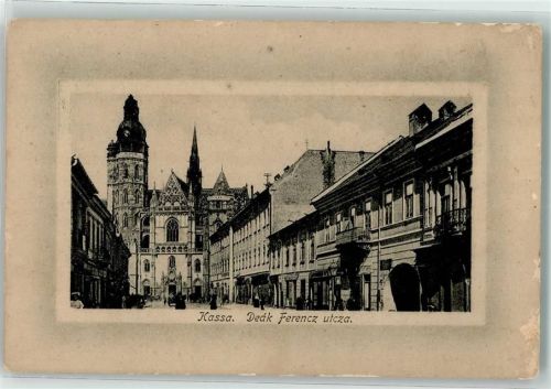 Kosice Kaschau 1915 - Deak Ferencz utcza
