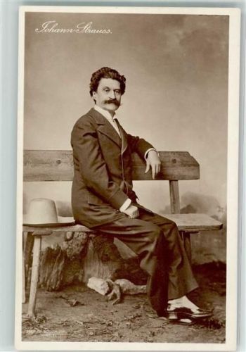 Photo Ch. Scolik Jun. Wien Verlag Brüder Kohn Nr. 3 Strauss, J. Foto AK