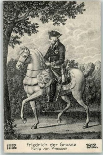 1912 Stolz auf dem Pferd - Erinnerung 1712-1912