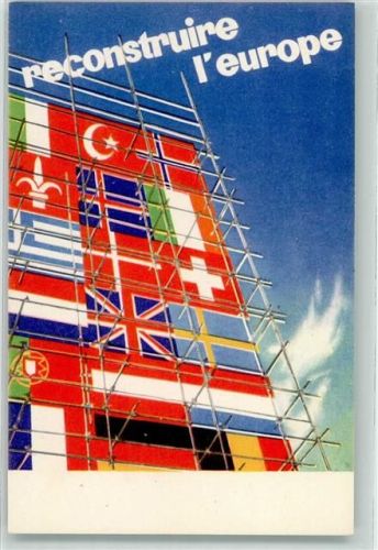 Reconstruire europe Plakat