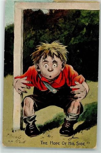 1907 Humor The Hope of his Side