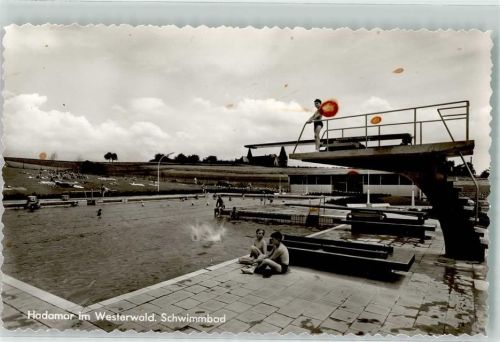 Hadamar Schwimmbad Foto Ak