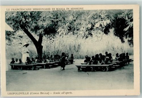 Kinshasa Schule unter freiem Himmel