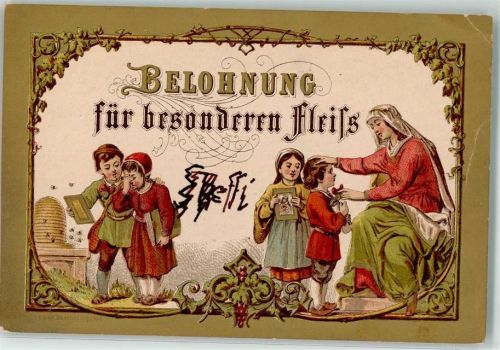 Belohnung für besonderen Fleiß um 1880 KEINE AK