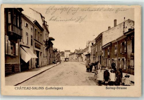 Chateau-Salins 1915 Solvay Straße