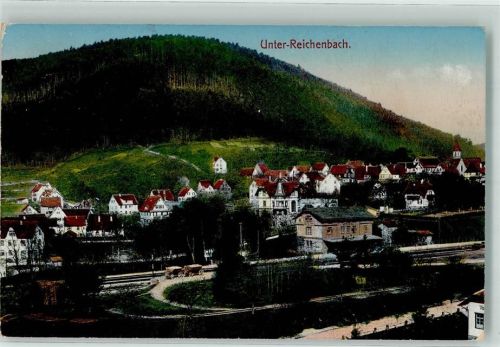 Unterreichenbach Bahnpost K.Württ.
