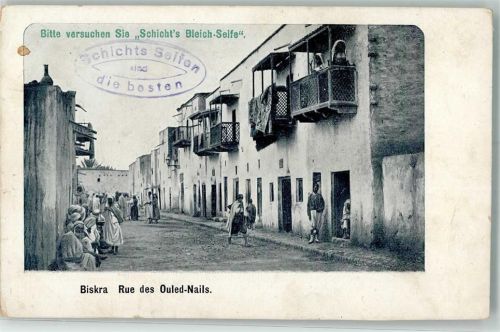 Biskra Rue des Ouled-Nails Tracht
