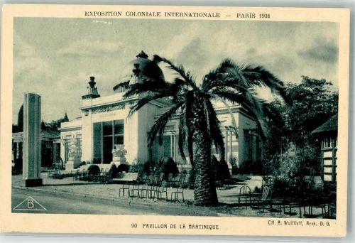 Fort-de-France 1931 Pavillon Martinique aus paris 1931