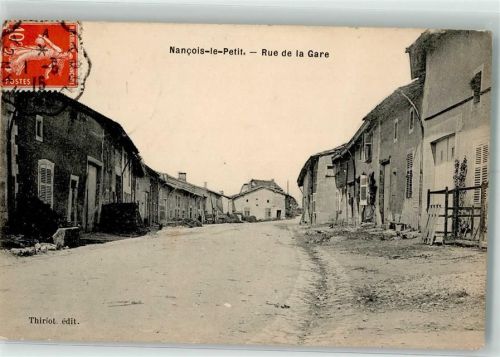 Nancois-sur-Ornain 1915 Rue de la Gare
