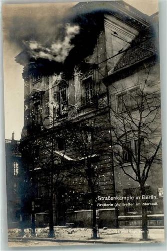 Artillerie Volltreffer im Marstall