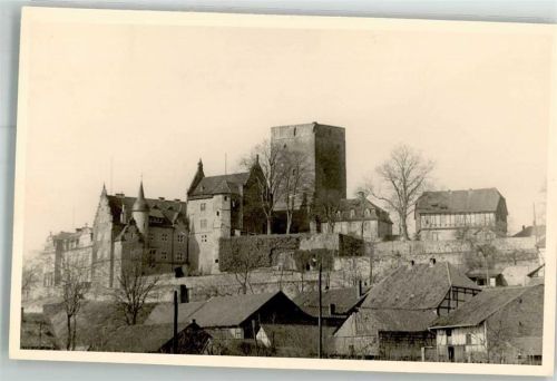 37170 W3418 Uslar Privatfoto AK Schloss Ort handschriftlich