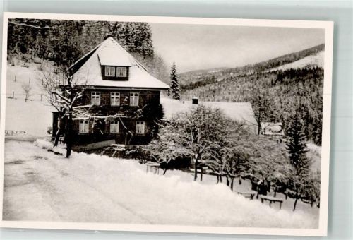 Hundsbach Gasthaus Pension zur schönen Aussicht Winter