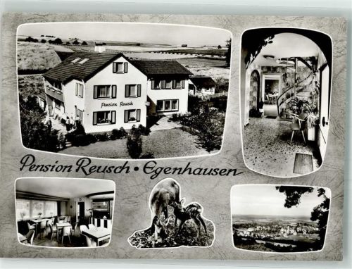 72227 W7271 Egenhausen , Württ - Pension Reusch