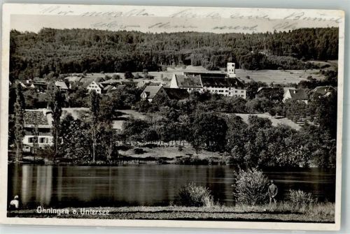 Öhningen 1931 Bahnpost Radolfszell- Zug 1892