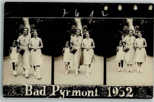 W3280 Bad Pyrmont Filmrolle Fotos Film 1932 Foto AK