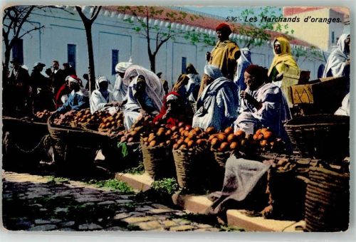 Nr. 536 Les Marchands oranges Marktszene Verlag Lehnert & Landrock