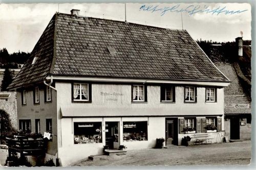 Altglashütten 1968 Geschäft Cafe Schwarz-Schurt