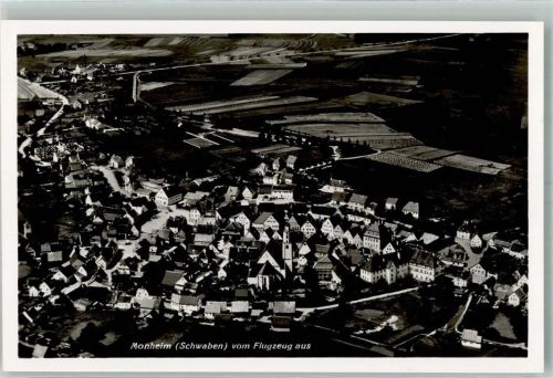 Monheim Fliegeraufnahme Freigegeben d. R.L.M.
