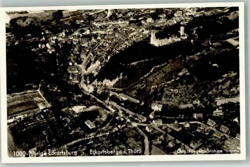 Eckartsberga Fliegeraufnahme Eckhartsberga 1000- jährige Eckartsburg