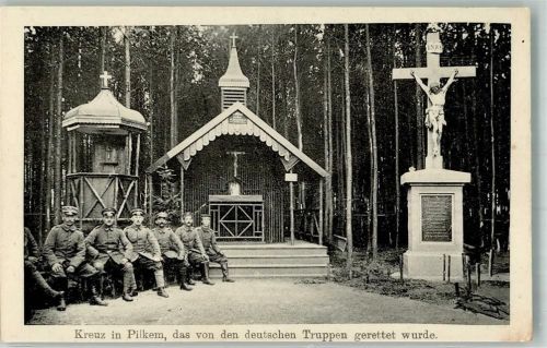Ypres Uniform Kirche Kreuz WK I Pilkem