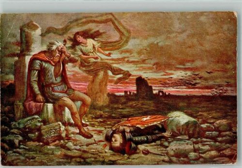 1928 Schlacht auf dem Amselfeld anno 1389 Jugoslavnski Umjetnici Art Yougoslave