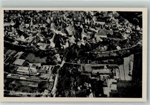 Münnerstadt Fliegeraufnahme Münnerstadt Zentum