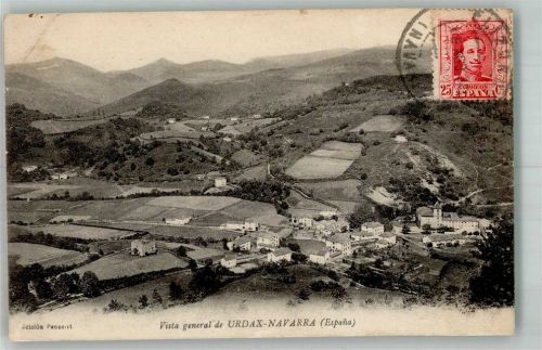 Pamplona Urdax-Navarra Marke bildseitig