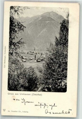 Umhausen 1901 Adelskorrespondenz