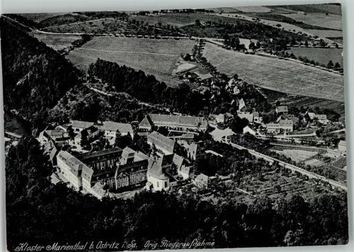 Ostritz Luftaufnahme Kloster Marienthal