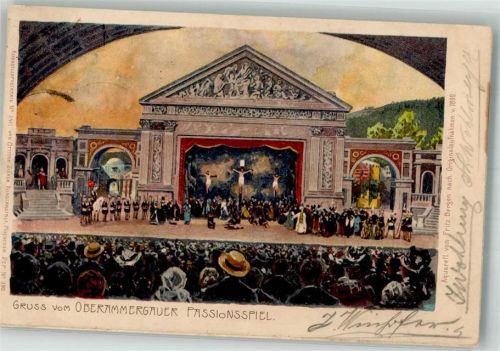 Oberammergau 1900 Ottmar Zieher Nach Aufnahmen v. 1890 Künstlerpostkarte No. 2411 Dep. No. 792