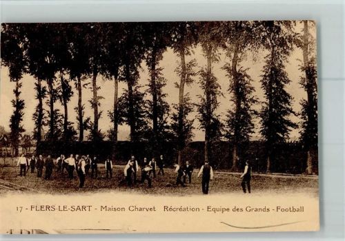 Flers Football - Maison Charvet - Herrenfußball im Anzug 1929 AK