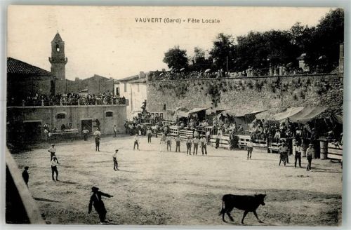 Vauvert 1930 Stierkampf