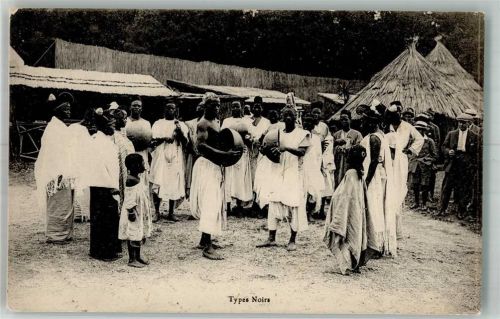 Types Noirs Musikgruppe Menschen Zoo Völkerschau