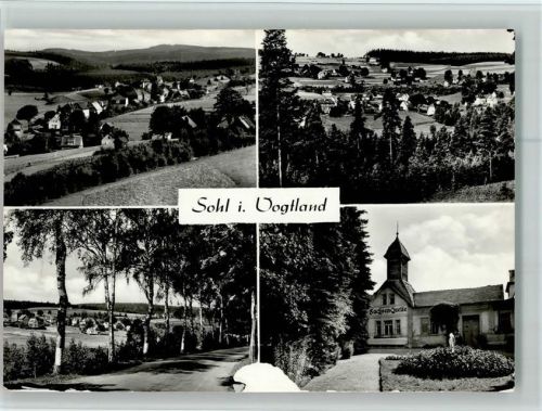 Sohl Ortsansichten Birkenallee Sachsen-Quelle 4-Bildaufnahme