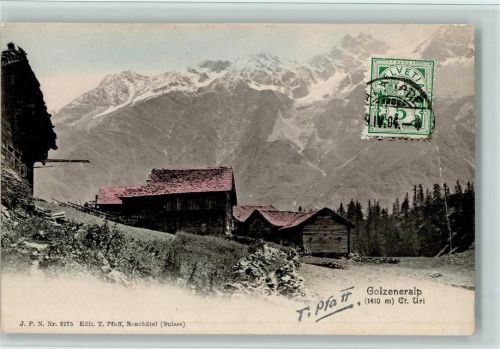 Golzern Bristen Golzeneralp Kanton Uri Bauernhaus
