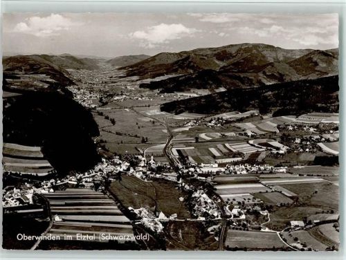 79297 W7809 Oberwinden , Elztal - Luftaufnahme Ortsansicht