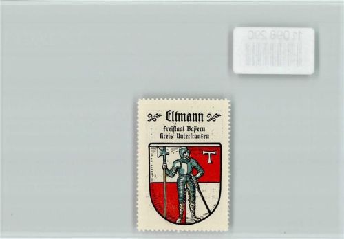 Eltmann Vignette Wappen Kaffee Hag ca 1920-1940