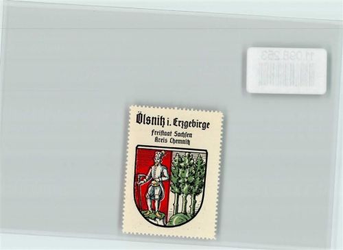 Oelsnitz Vignette Wappen Kaffee Hag ca 1920-1940