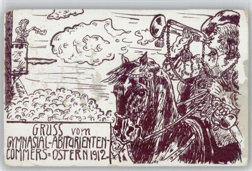 Gymnasial Abiturienten Commers Ostern 1912