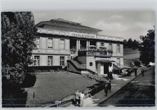 Bad Soden Inhalatorium Haus Foto ca 1965 AK