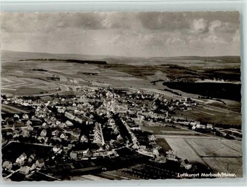 54497 W5552 Morbach , Hunsrück - Luftaufnahme