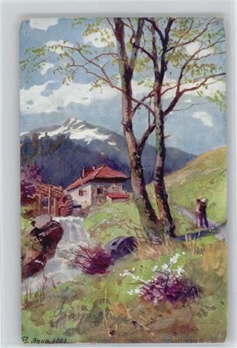 1903 AK Aqua Nr. 6023 - Wassermühle