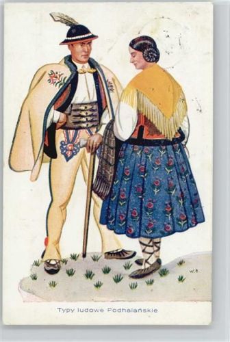 Type ludowe Podhalansie - sign W.Boratynski 1941 AL