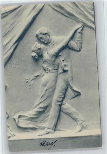 1903 Serie 1085 Ball-Momente No 3 AK Relief Abbildung