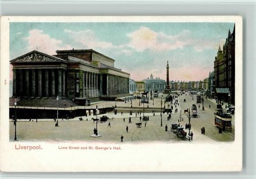 Liverpool Lime Street an St. George's Hall