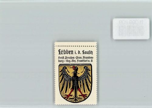 Lübben Vignette Wappen Kaffee Hag ca 1920-1940