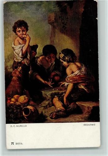 Gemälde von Murillo - Kinder als Würfelspieler
