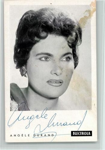 Angele Durand Original Autogramm